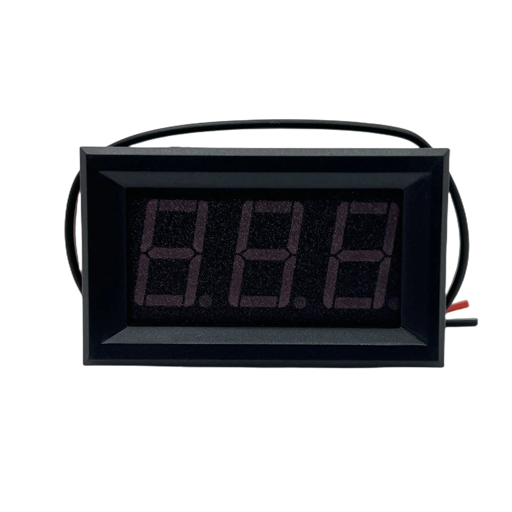 AC 70-500V 0.56" LED Digital Voltmeter Voltage Meter Volt Instrument Tool 2 Wires Red Green Blue Display 110V 220V DIY 0.56 Inch